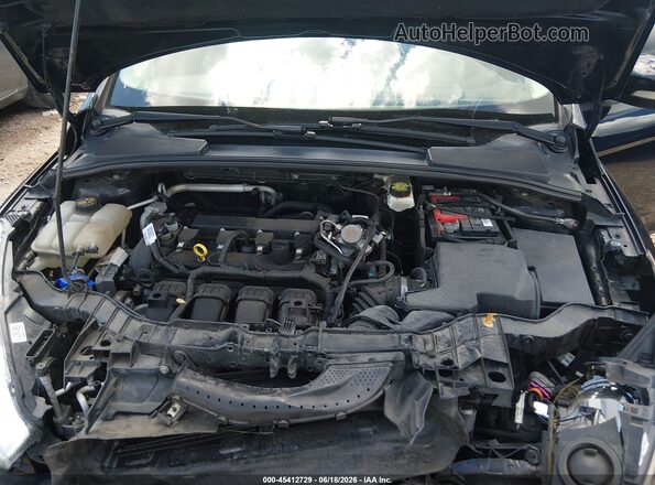 1FADP3F25HL212271 2017 FORD FOCUS Black Вид ззаду