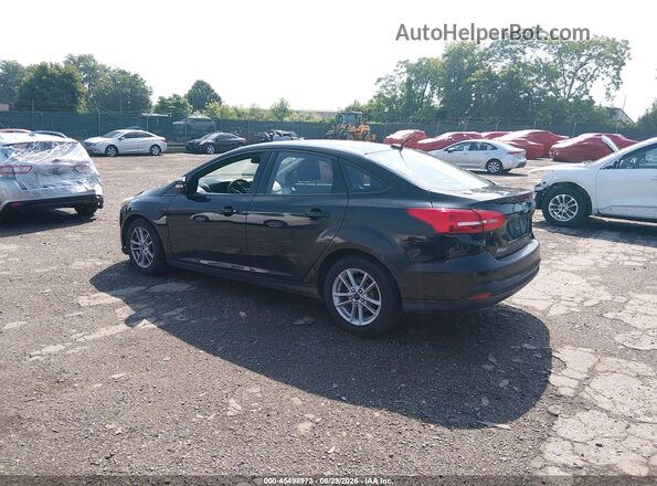 1FADP3F25HL335844 2017 FORD FOCUS Black Tył lewy