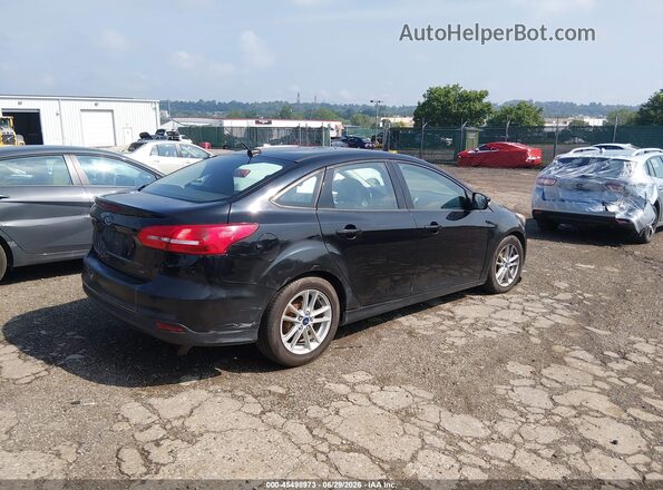 1FADP3F25HL335844 2017 FORD FOCUS Black Tył prawy