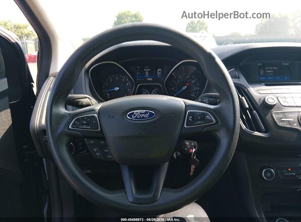 1FADP3F25HL335844 2017 FORD FOCUS Black Widok wnętrza z tyłu