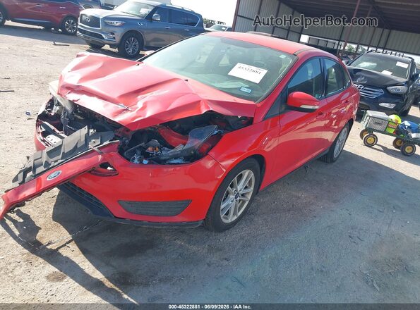 1FADP3F25HL346536 2017 FORD FOCUS Red Передня ліва чверть