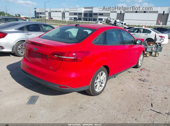 1FADP3F25HL346536 2017 FORD FOCUS Red Задня права чверть