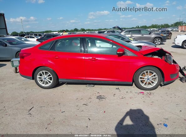1FADP3F25HL346536 2017 FORD FOCUS Red Вид щитка приладів