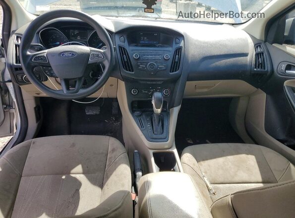 1FADP3F25JL272301 2018 FORD FOCUS Silver Вид панелі приладів