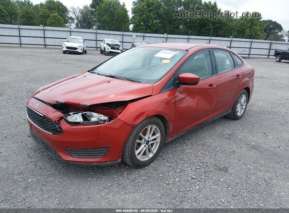 1FADP3F25JL316670 2018 FORD FOCUS Красный Передняя левая четверть