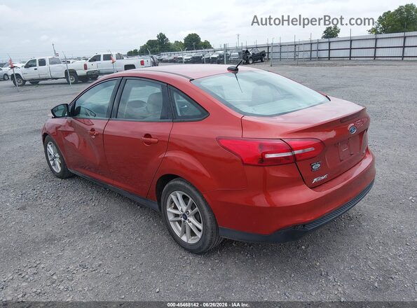 1FADP3F25JL316670 2018 FORD FOCUS Красный Задняя левая четверть