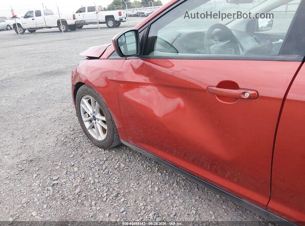 1FADP3F25JL316670 2018 FORD FOCUS Красный Вид щитка приборов