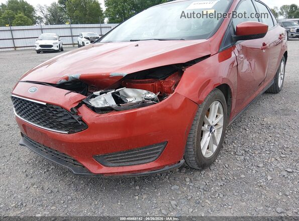1FADP3F25JL316670 2018 FORD FOCUS Красный Вид спереди