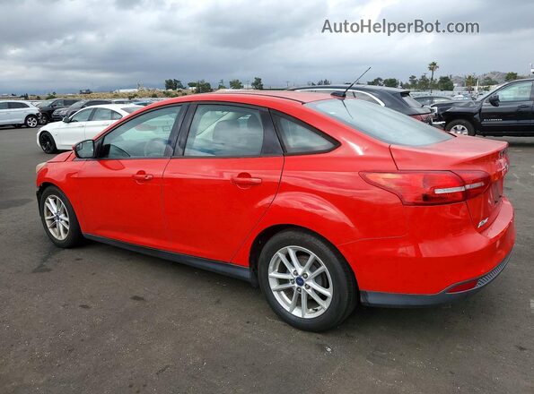 1FADP3F26GL205845 2016 FORD FOCUS Red Задня ліва чверть