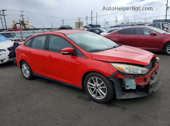 1FADP3F26GL205845 2016 FORD FOCUS Red Передня права чверть