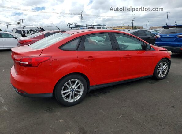 1FADP3F26GL205845 2016 FORD FOCUS Red Задня права чверть