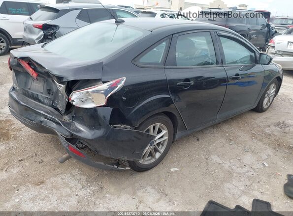1FADP3F26GL250736 2016 FORD FOCUS Black Rear right