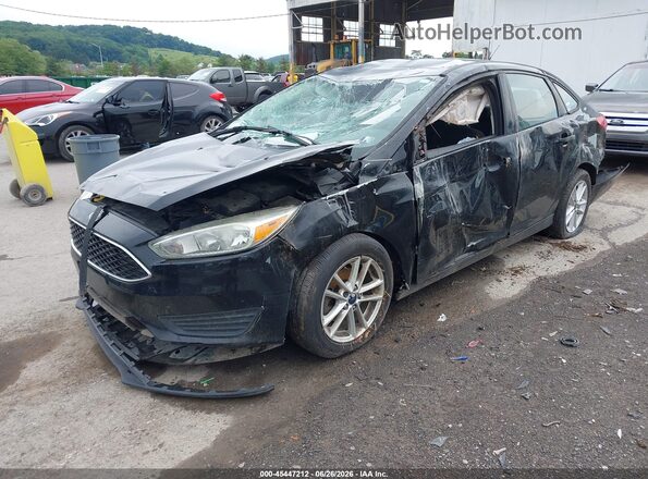 1FADP3F26GL303161 2016 FORD FOCUS Black Front left