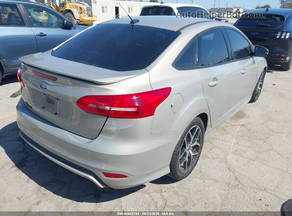 1FADP3F26GL315407 2016 FORD FOCUS Gold Trasero derecho