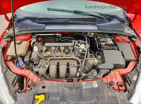 1FADP3F26GL383674 2016 FORD FOCUS Red Սալոնի հետևի տեսք