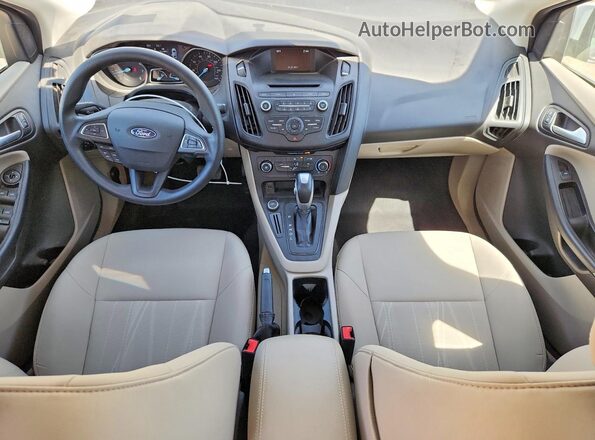 1FADP3F26GL405348 2016 FORD FOCUS White Вид панелі приладів