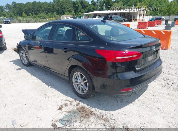 1FADP3F26HL262211 2017 FORD FOCUS Black Tył lewy