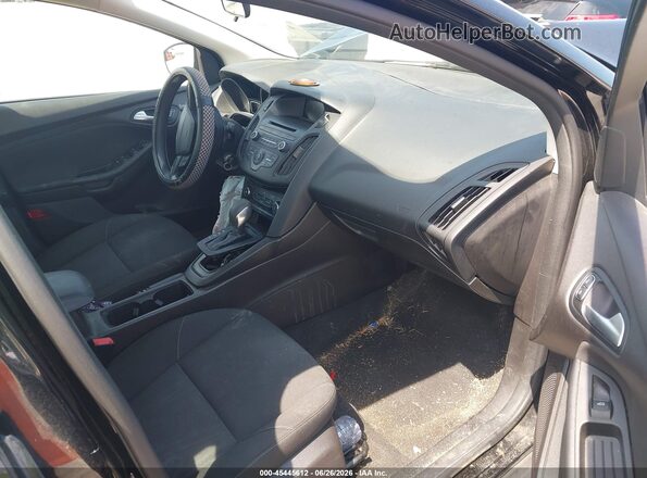 1FADP3F26HL262211 2017 FORD FOCUS Black Widok wnętrza z przodu