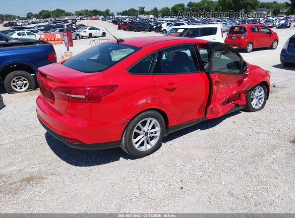 1FADP3F26HL276190 2017 FORD FOCUS Red უკანა მარჯვენა
