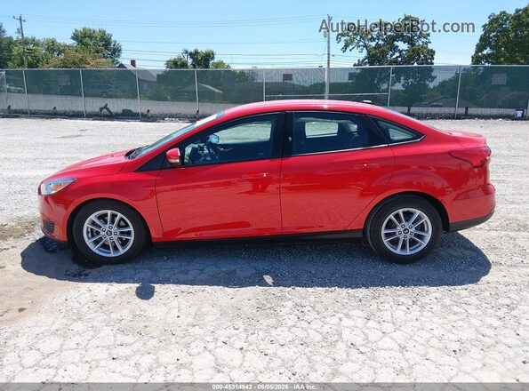1FADP3F26HL276190 2017 FORD FOCUS Red 