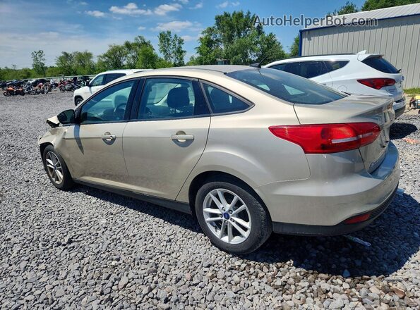 1FADP3F26HL302559 2017 FORD FOCUS Beige Trasero izquierdo