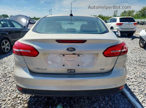 1FADP3F26HL302559 2017 FORD FOCUS Beige Vista trasera