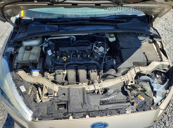 1FADP3F26HL302559 2017 FORD FOCUS Beige Vista interior trasera