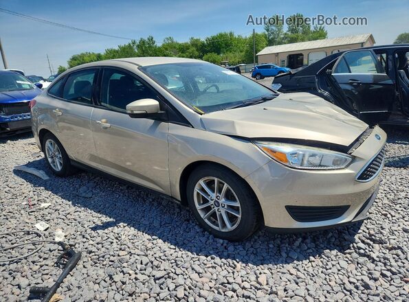 1FADP3F26HL302559 2017 FORD FOCUS Beige Delantero derecho