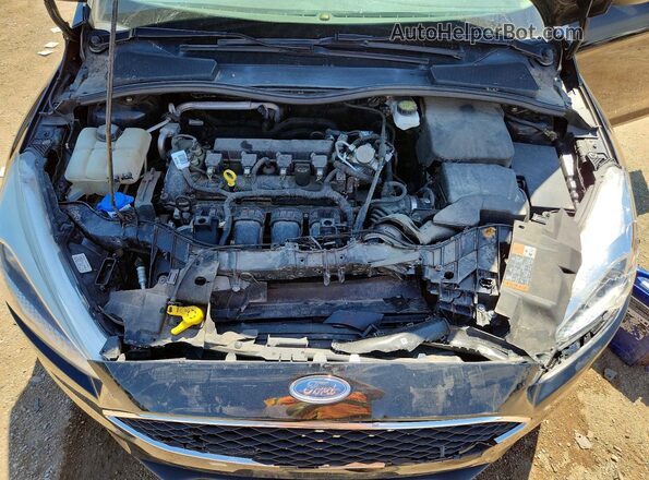 1FADP3F26HL339417 2017 FORD FOCUS Black Սալոնի հետևի տեսք