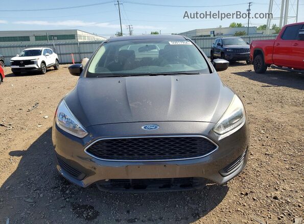 1FADP3F26JL227822 2018 FORD FOCUS Gray Вид спереду