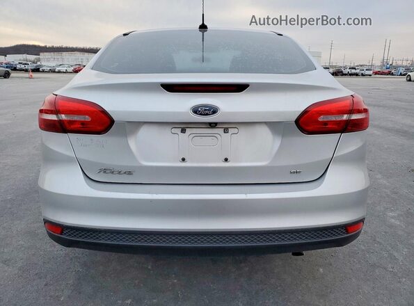 1FADP3F26JL286885 2018 FORD FOCUS Silver 