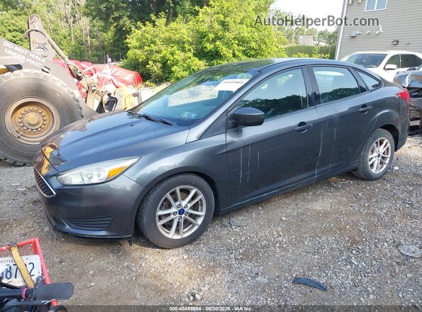 1FADP3F26JL315639 2018 FORD FOCUS Gray წინა მარცხენა ხედი სამი მეოთხედიდან