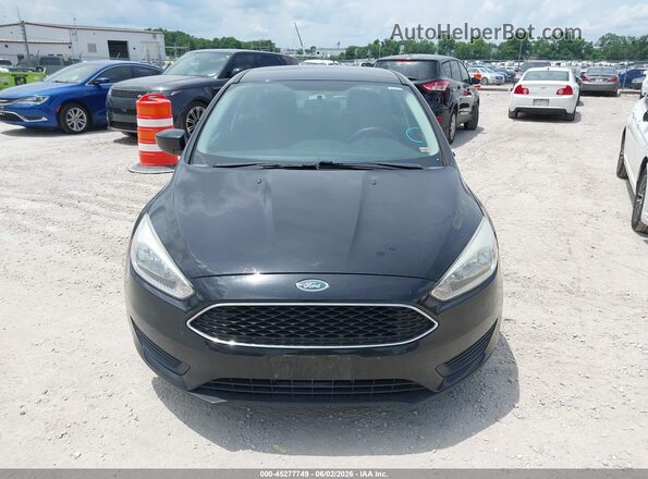 1FADP3F26JL327502 2018 FORD FOCUS Black Widok zestawu wskaźników
