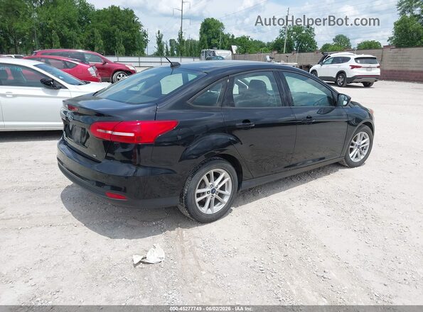 1FADP3F26JL327502 2018 FORD FOCUS Black Tył prawy