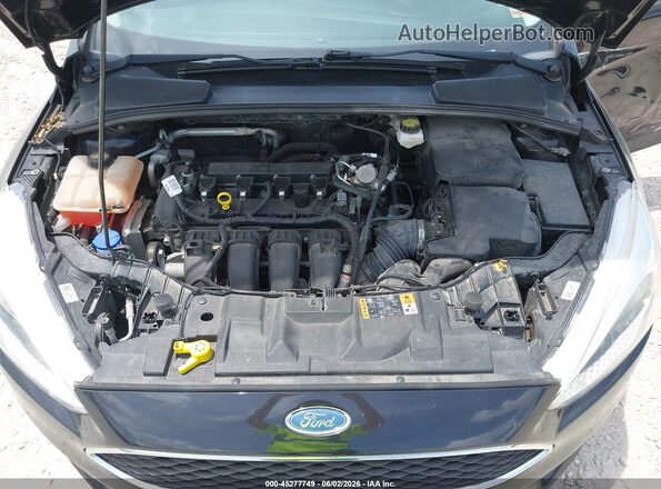 1FADP3F26JL327502 2018 FORD FOCUS Black Widok z tyłu