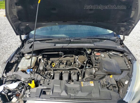 1FADP3F27GL265908 2016 FORD FOCUS Gray Вид задньої частини салону