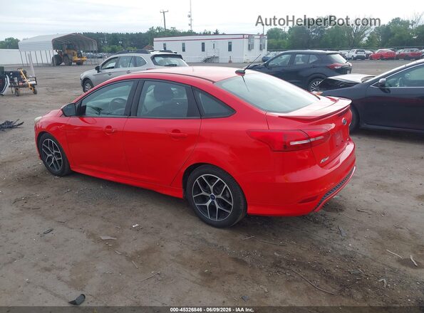 1FADP3F27GL268307 2016 FORD FOCUS Red Հետևի ձախ
