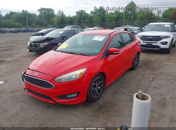 1FADP3F27GL268307 2016 FORD FOCUS Red Առջևի ձախ երեք քառորդ տեսարան