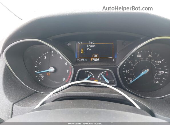 1FADP3F27GL268307 2016 FORD FOCUS Red Հետևի նստատեղերի տեսք