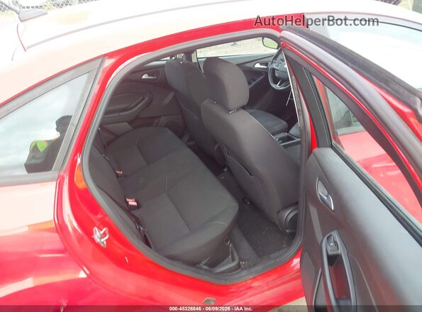 1FADP3F27GL268307 2016 FORD FOCUS Red VIN կոդի պիտակի տեսք
