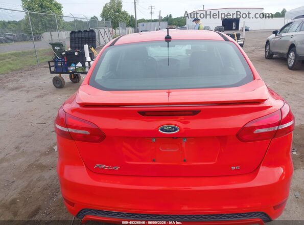 1FADP3F27GL268307 2016 FORD FOCUS Red 