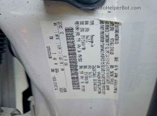 1FADP3F27GL367399 2016 FORD FOCUS White 