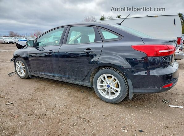 1FADP3F27GL370285 2016 FORD FOCUS Черный Задняя левая четверть
