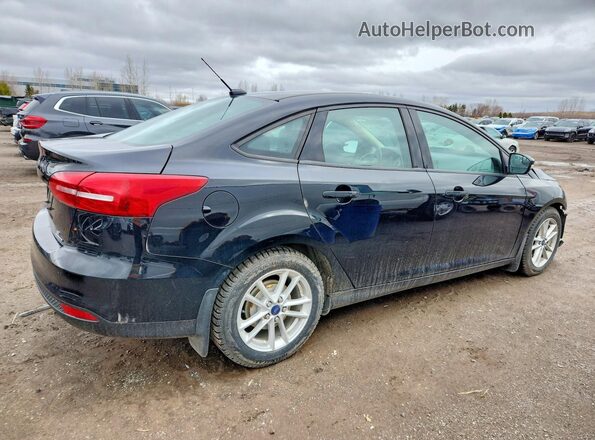 1FADP3F27GL370285 2016 FORD FOCUS Черный Задняя правая четверть