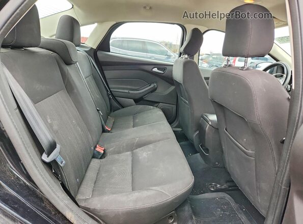 1FADP3F27GL370285 2016 FORD FOCUS Черный Вид задних сидений