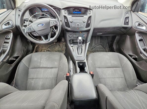 1FADP3F27GL370285 2016 FORD FOCUS Черный Вид панели приборов