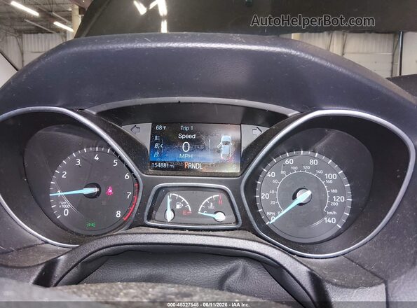 1FADP3F27GL406315 2016 FORD FOCUS Gray უკანა სავარძლების ხედი