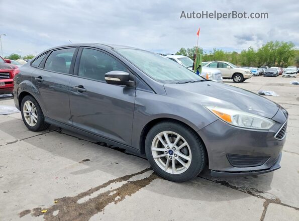 1FADP3F27HL245143 2017 FORD FOCUS Серый Передняя правая четверть
