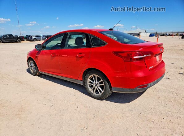 1FADP3F27HL259821 2017 FORD FOCUS Red Задня ліва чверть