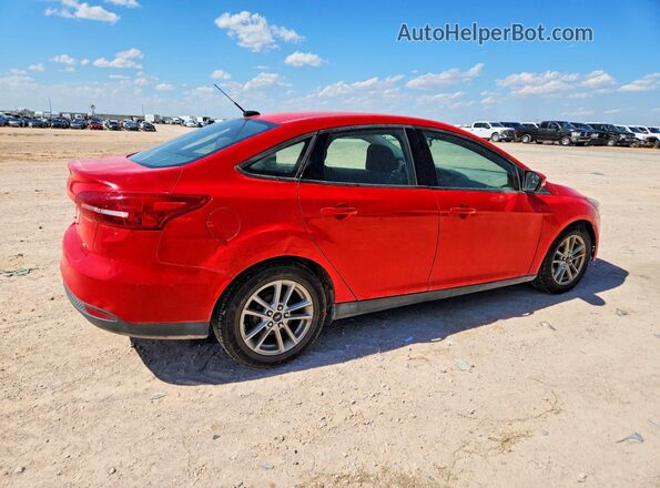 1FADP3F27HL259821 2017 FORD FOCUS Red Задня права чверть